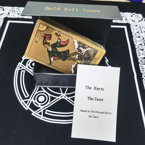 Oráculo Sun and Moon Dourado com Preto Classico Waite na loja Vida Astral Zen