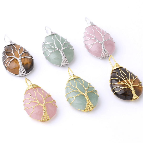 Colar Arvore da Vida Cristal