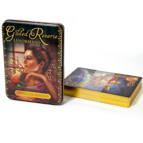 Oráculo-Lenormand-Iron-Box-Gilded-Reverie-Lenormand-Iron-Box-Versão-Expandida-na-loja-Vida-astral-Zen