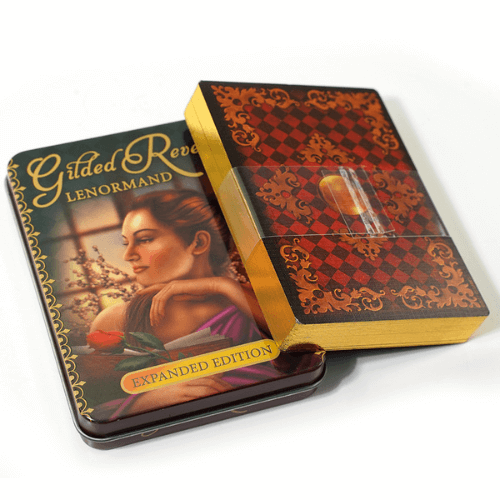 Oráculo-Lenormand-Iron-Box-Gilded-Reverie-Lenormand-Iron-Box-Versão-Expandida-na-loja-Vida-astral-Zen