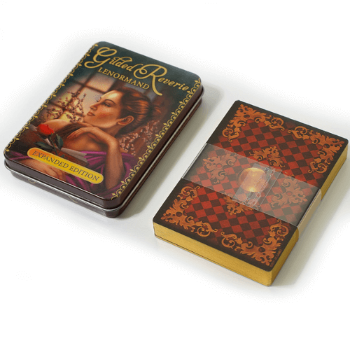 Oráculo-Lenormand-Iron-Box-Gilded-Reverie-Lenormand-Iron-Box-Versão-Expandida-na-loja-Vida-astral-Zen