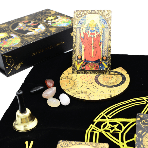 oraculo-gold-sun-box-luxo-impermeavel-12x7-bolsa-toalha-pena-sino-pedra-cristal-livreto-suporte-waite-ingles-caixa-na-loja-vida-astral-zen