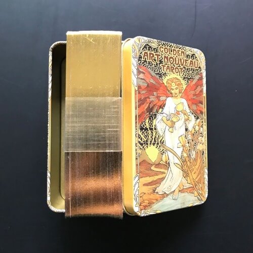 Oráculo-Art-Nouveau-Gold-Iron-Box-na-loja-Vida-Astral-Zen