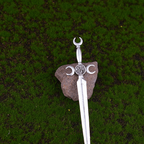 Amuleto Wicca para Cabelo Símbolos Bruxos de Boa Sorte no Metal na loja Vida Astral Zen