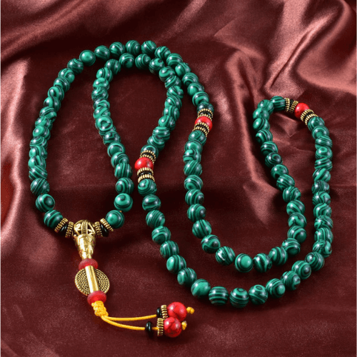 japamala-tibetana-malaquita-turquesa-vermelha-108-contas-8mm-92cm-pedra-natural-mantra-evolução-espiritual-cura-naloja-vida-astral-zen