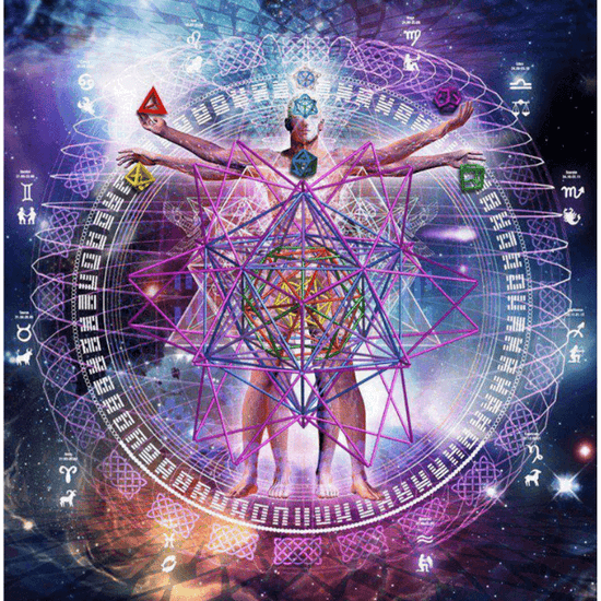 Pendulo Hexagonal 7 Chakras de Orgonita na loja Vida Astral Zen